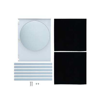 Front. Zephyr - Recirculating Kit for BVE Range Hood - Stainless Steel.