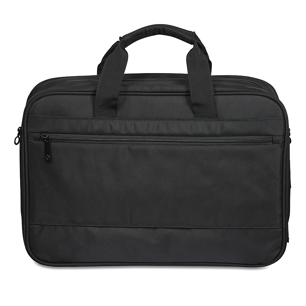 Angle View: Samsonite - Classic Business 2.0 3 Comp. Brief for 15.6" Laptop - Black