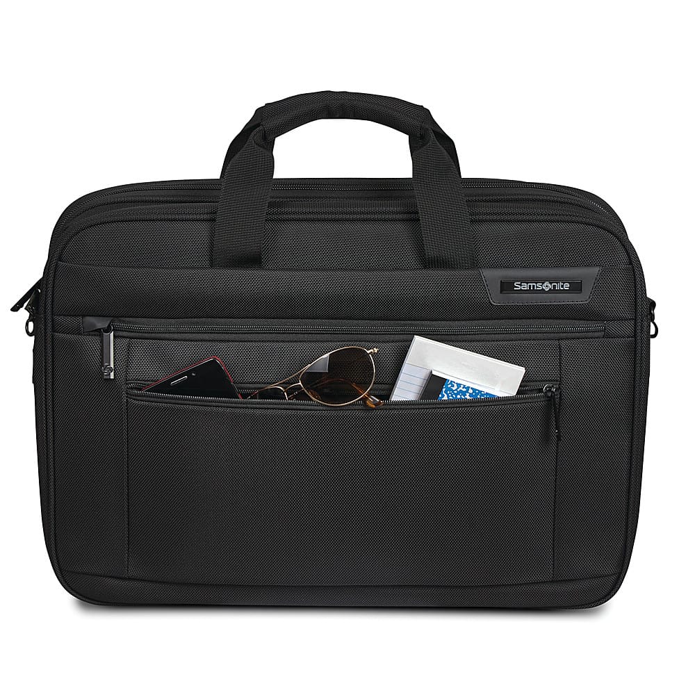 Angle. Samsonite - Classic Business 2.0 2 Comp. Brief for 17" Laptop - Black.