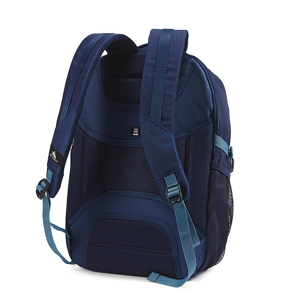 Angle View: High Sierra - Fairlead Computer Backpack for 15" Laptop - True Navy/Graphite Blue