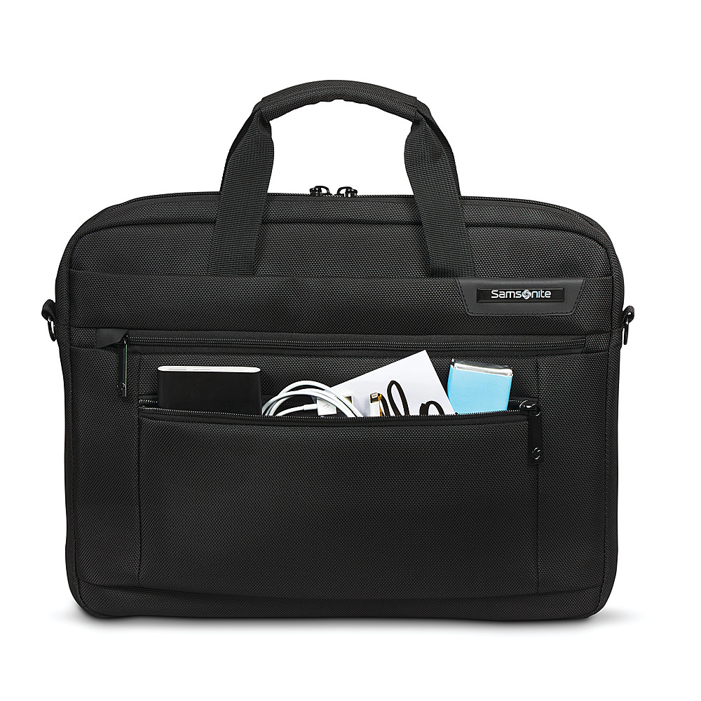 Angle View: Samsonite - Classic Business 2.0 Shuttle Case for 15.6" Laptop - Black