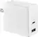 Front. Insignia™ - 72.5W 2-Port USB-C/USB Foldable Wall Charger for Laptops, Smartphone, and Tablet - White.