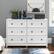 Alt View 11. Walker Edison - Classic Grooved 6-Drawer Dresser - White.