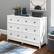 Alt View 12. Walker Edison - Classic Grooved 6-Drawer Dresser - White.