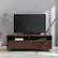 Alt View 11. Walker Edison - Contemporary 2-Drawer TV Stand for Most TVs up to 60” - Dark Walnut.