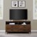 Alt View Zoom 11. Walker Edison - Contemporary 4-Drawer TV Stand for Most TVs up to 60” - Dark Walnut.