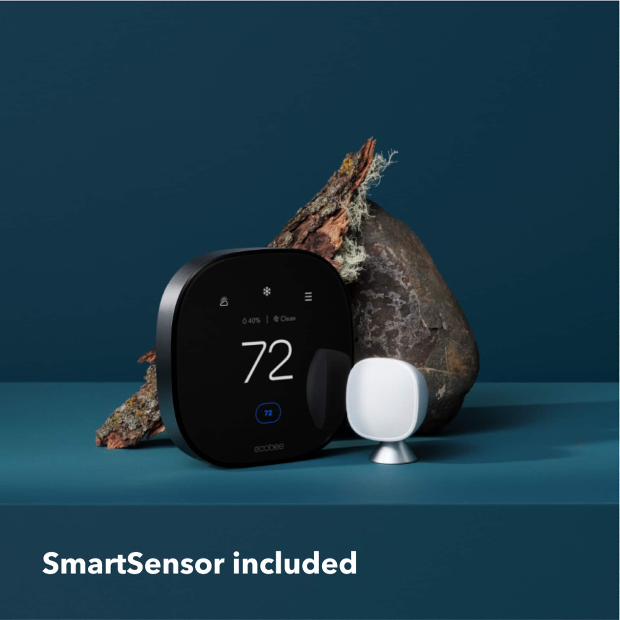 The text on the image reads: "40% | e Clean 72 72 ecobee SmartSensor included."