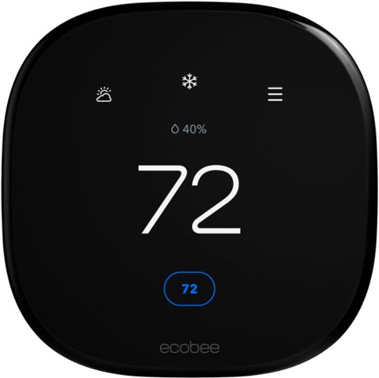 ecobee Smart Thermostat Enhanced - Black