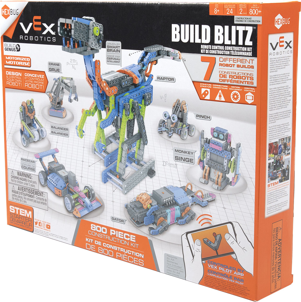 Left View: HEXBUG - VEX Build Blitz - Multi
