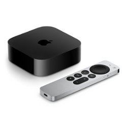 Apple - TV 4K 64GB (3rd generation)(Latest Model) - Wi-Fi - Black - Front_Zoom