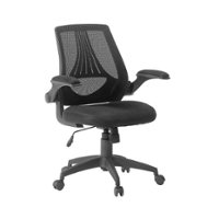 Sauder - Mesh Managers Office Chair - Black - Front_Zoom