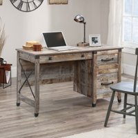 Sauder - Carson Forge Desk w/ Drawers - Rustic Cedar - Front_Zoom