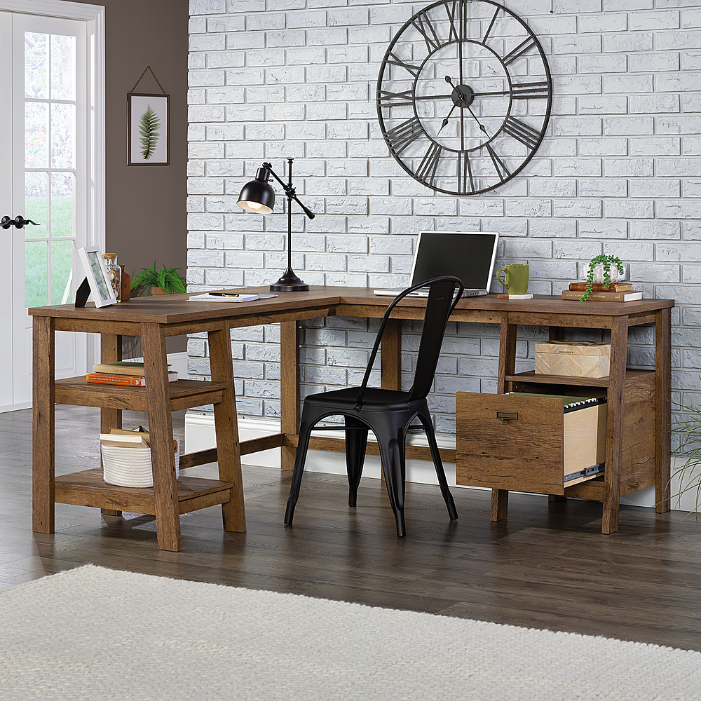 Left View: Sauder - Select Collection Table - Brown