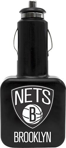Front Standard. Tribeca - Brooklyn Nets Twin USB Vehicle Charger.