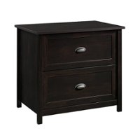Sauder - County Line Lateral File Cabinet - Black - Front_Zoom