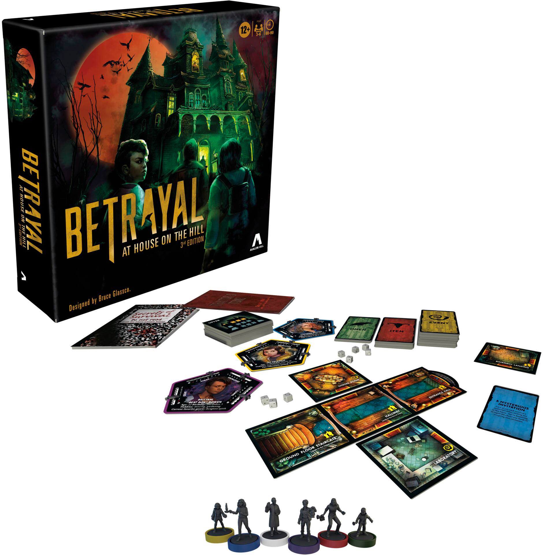 Front. Avalon Hill - Betrayal at House on the Hill.