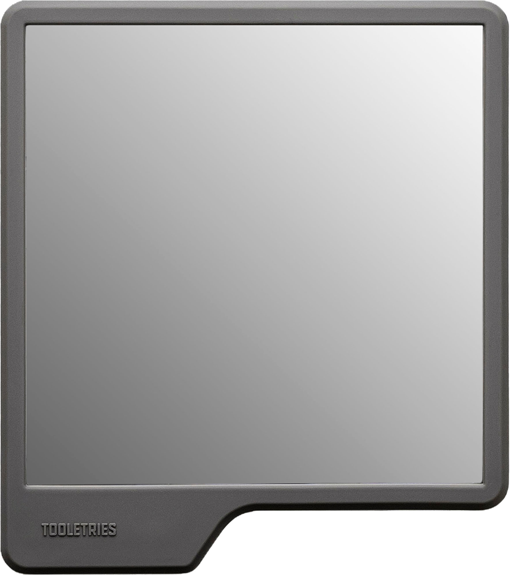 Angle View: Tooletries - The Oliver Shower Mirror - Charcoal