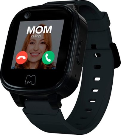 Moochies Connect Smartwatch Phone + GPS Tracker for Kids 4G - Black