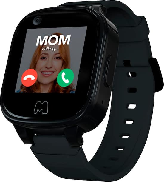Moochies Connect Smartwatch Phone GPS Tracker for Kids 4G Black