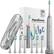 Alt View 13. AquaSonic - Ultrasonic Rechargeable Electric Toothbrush Ultimate Bundle - Charcoal Metallic.