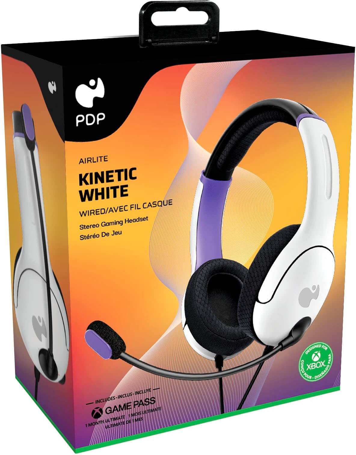 Xbox Series X|S & PC Purple Fade AIRLITE PRO WIRELESS Headset by PDP