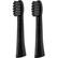 Left. AquaSonic - Activated Charcoal Pulse Replacement Brush Heads (2-Pack) - Black.