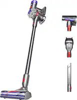 Dyson - V8 Cordless Vacuum with 6 accessories - Silver/Nickel - Front_Zoom