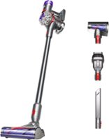 Dyson - V8 Cordless Vacuum - Silver/Nickel - Front_Zoom