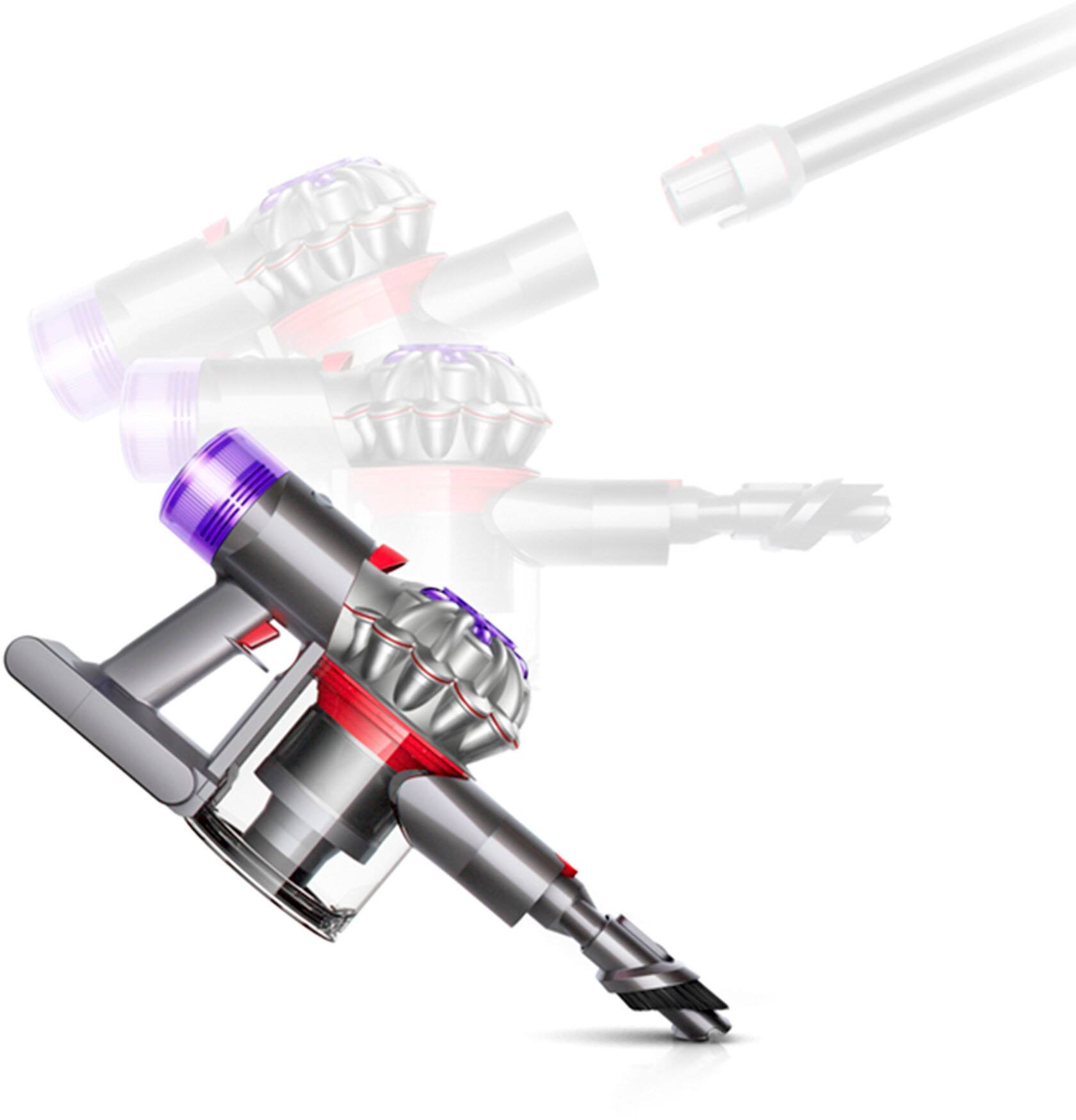 Alt View 15. Dyson - V8 Cordless Vacuum with 6 accessories - Silver/Nickel.