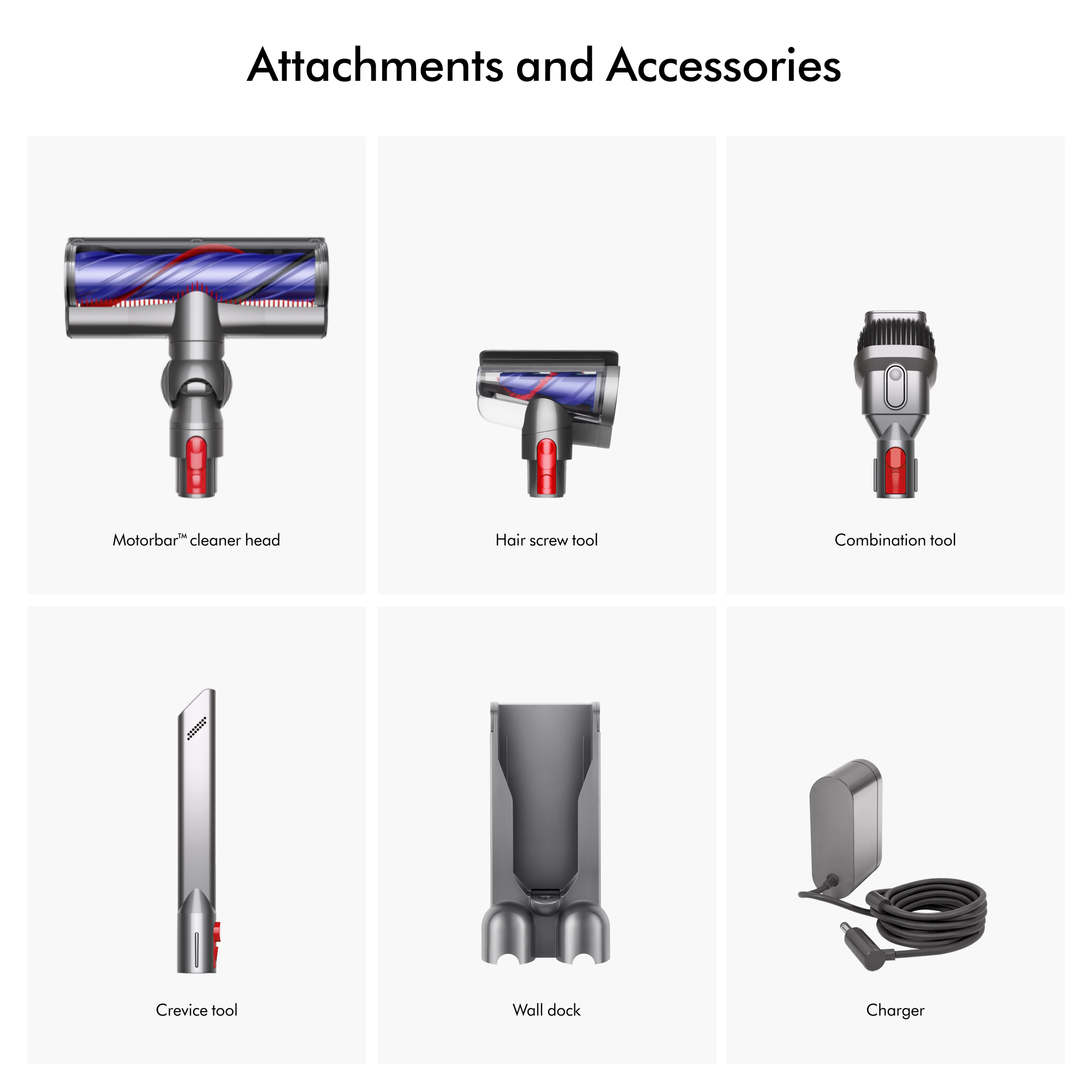 Left View: Dyson - Outsize+ Cordless Vacuum - Iron/Red