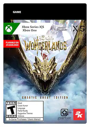Front. 2K - Tiny Tina's Wonderlands. - T (Teen 13+)