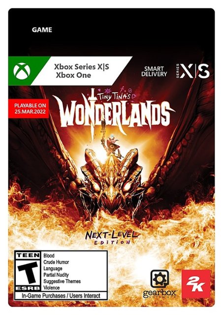 Tiny Tina's Wonderlands Next-Level Edition Xbox Series X, Xbox Series S,  Xbox One [Digital] 7D4-00629 - Best Buy