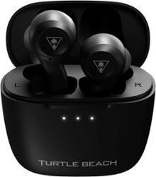 Turtle Beach - Scout Air True Wireless Earbuds – iOS, Android, Nintendo Switch, Windows PC & Mac with Bluetooth, 20-hour battery - Black - Front_Zoom
