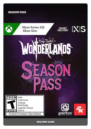 Front. 2K - Tiny Tina's Wonderlands: Season Pass. - T (Teen 13+)