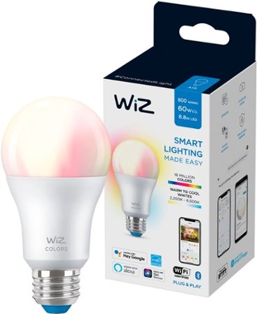 WiZ - A19 Smart LED Bulb - Color and Tunable White_0