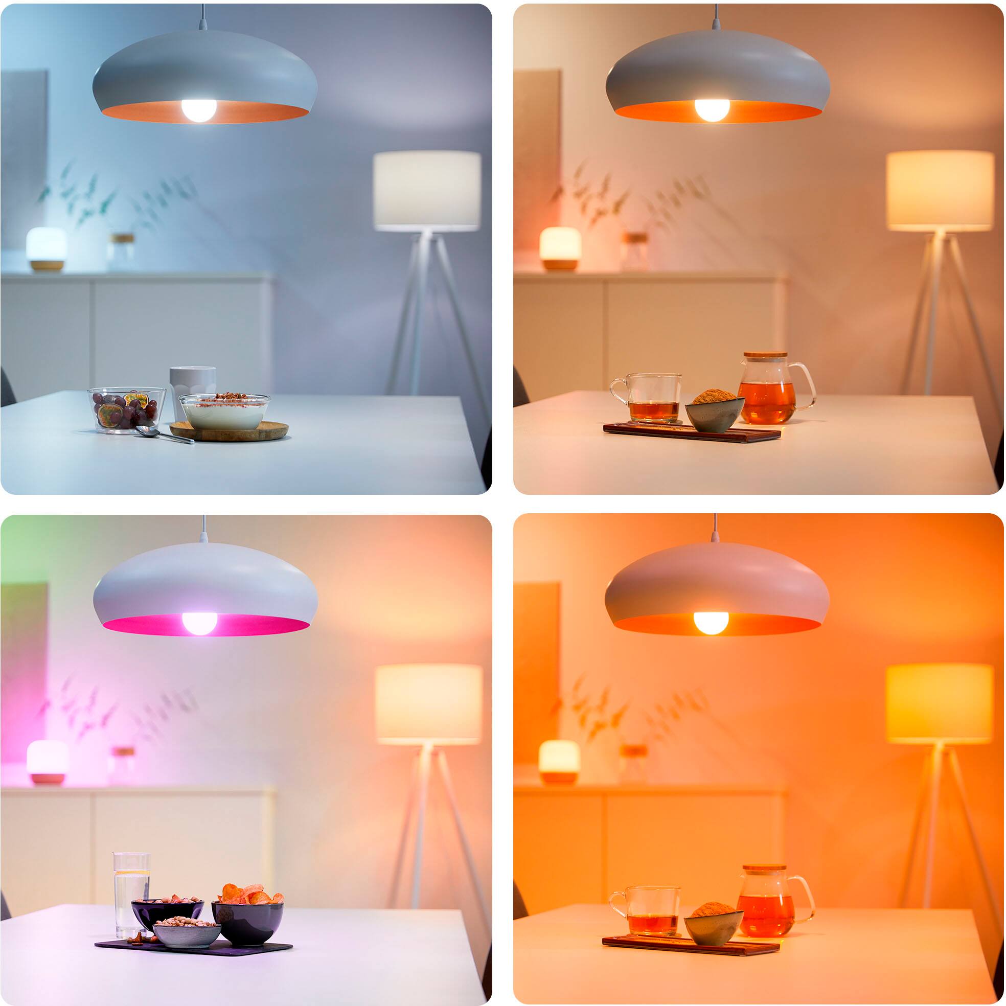 Alt View 14. WiZ - A19 Smart LED Bulb - Color and Tunable White.