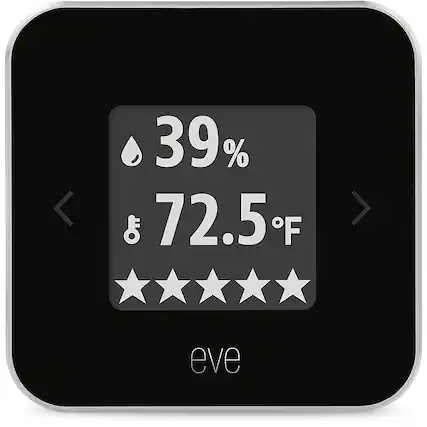 Front. Eve - Room Indoor Air Quality Monitor - Silver.