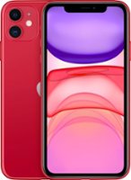 Simple Mobile - Apple iPhone 11 64GB Red Prepaid - Red - Front_Zoom