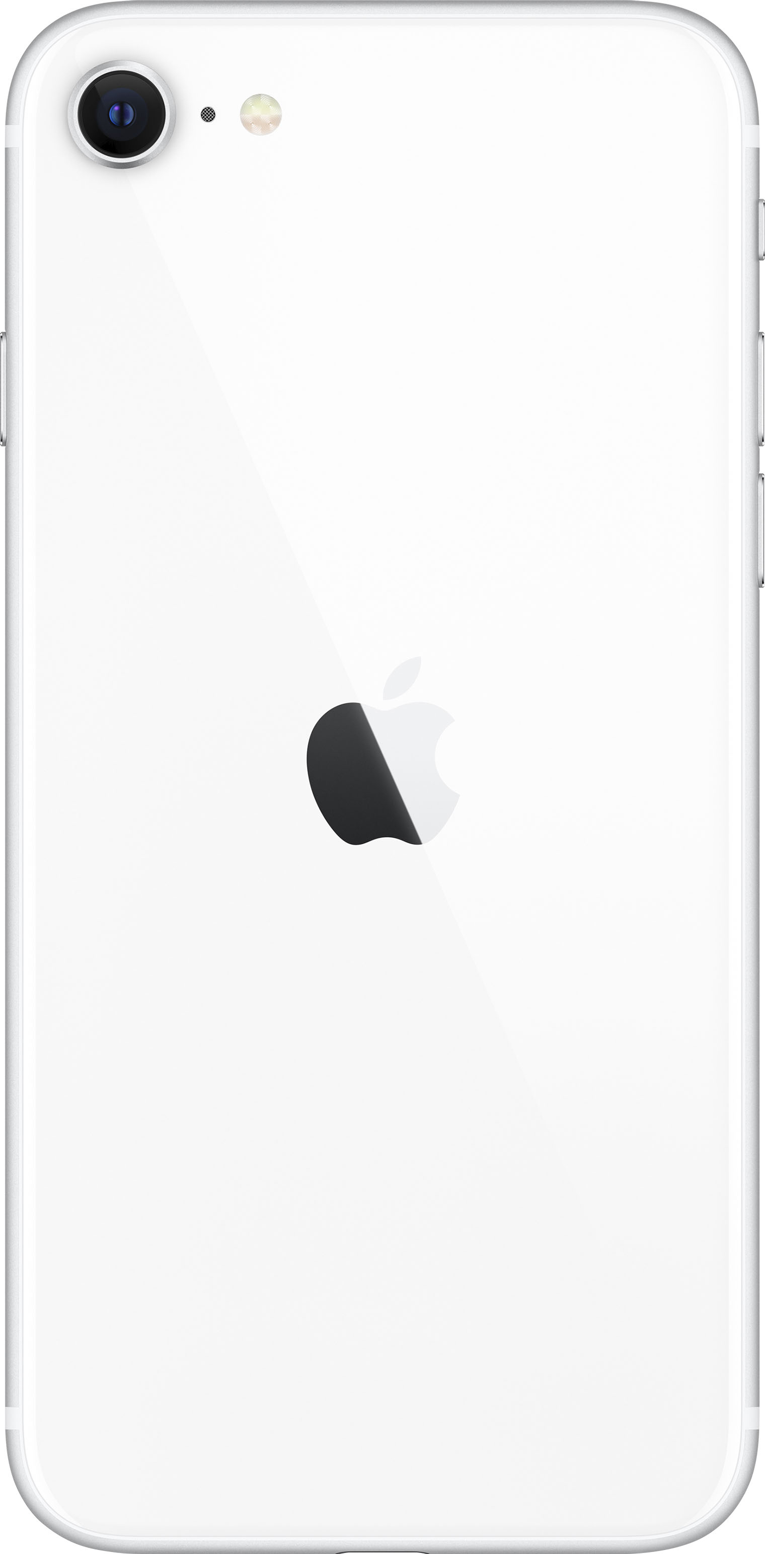 Back View: Walmart Family Mobile Apple iPhone XR, 64GB, Black- Prepaid Smartphone