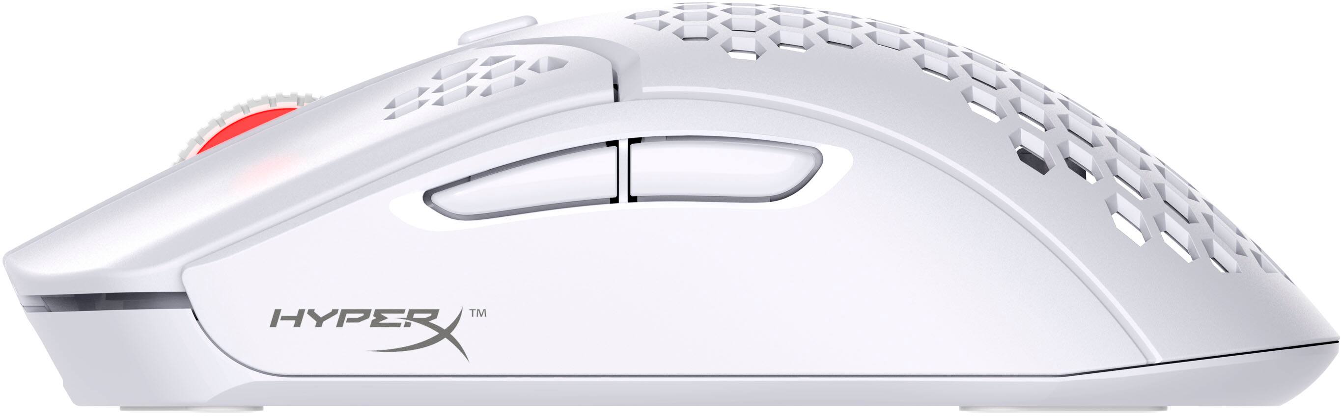 Alt View 11. HyperX - Pulsefire Haste Lightweight Wireless Optical Gaming Mouse - White.