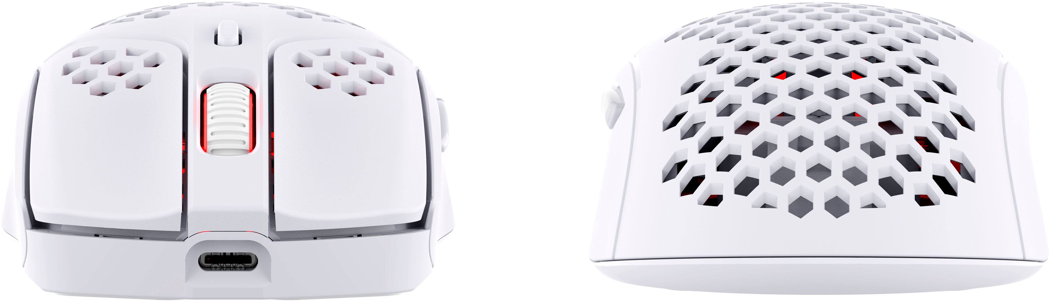 Alt View 12. HyperX - Pulsefire Haste Lightweight Wireless Optical Gaming Mouse - White.