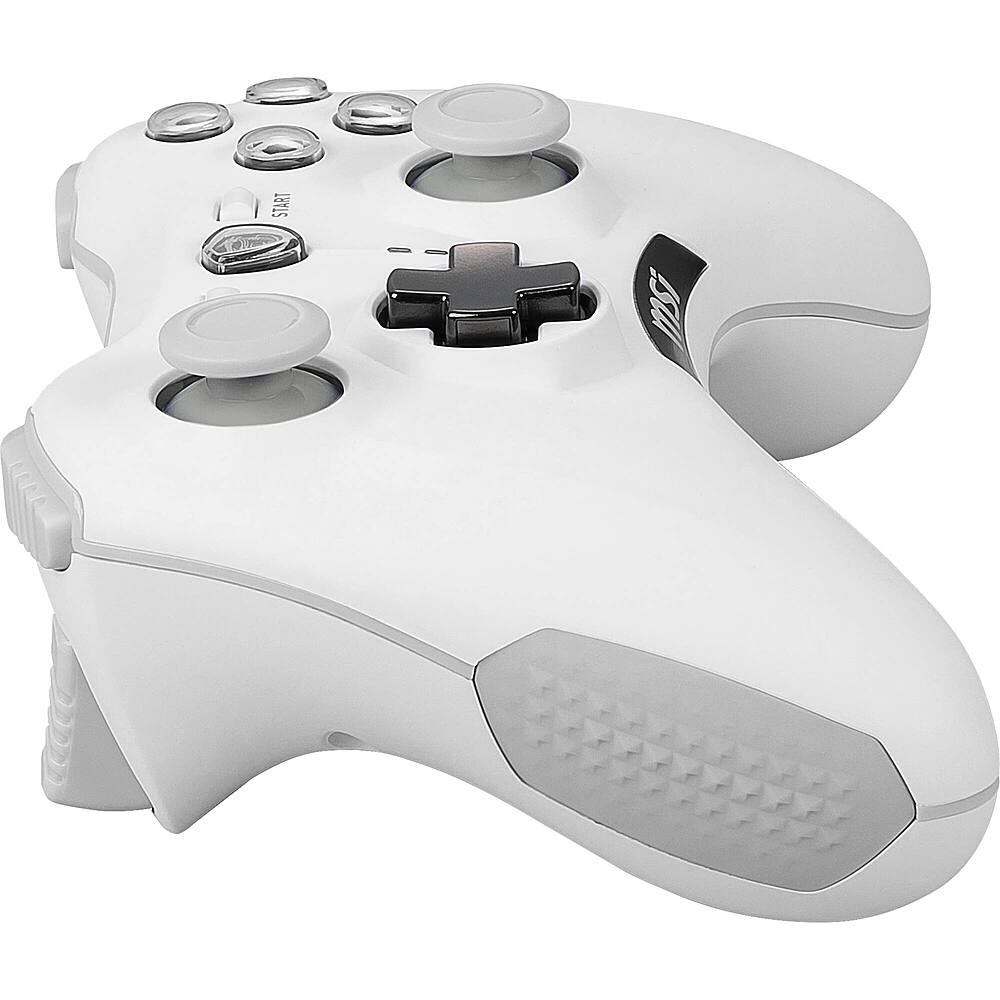 Alt View 14. MSI - FORCE GC30 V2 Wired/Wireless Gaming Controller for Windows 7, 8, 10 - Android 4.1 and Later - Sony PlayStation 3 - White.