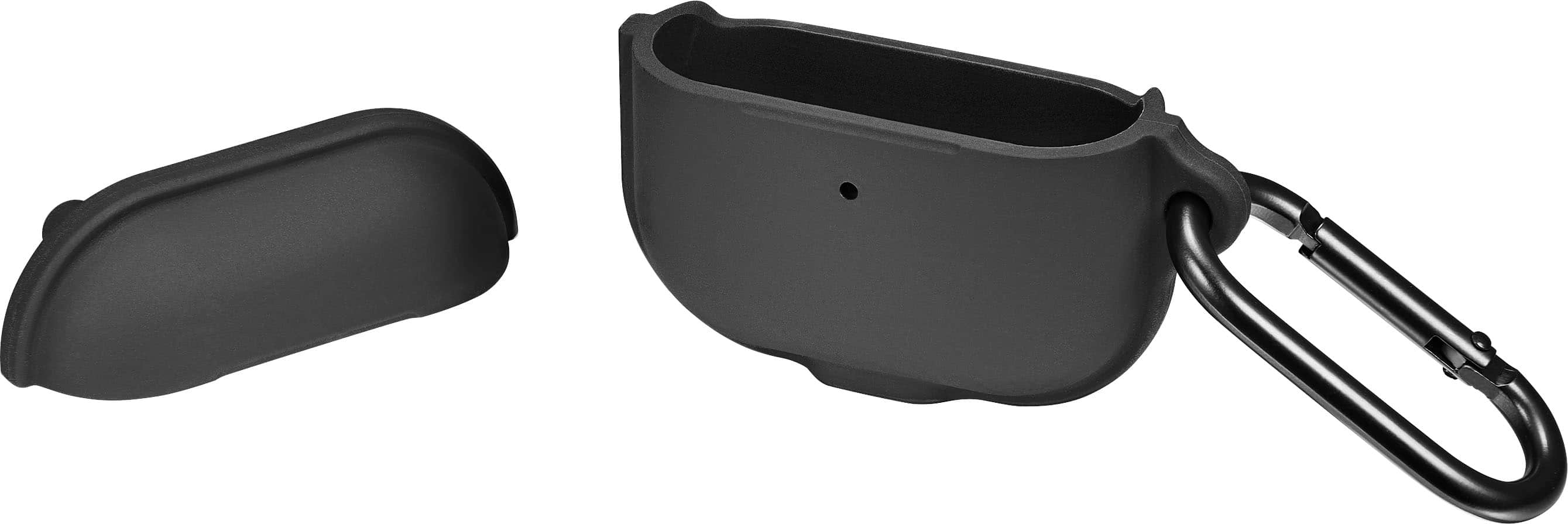 Alt View 11. Insignia™ - Magnetic Silicone Case for Apple AirPods (3rd Generation) - Black.