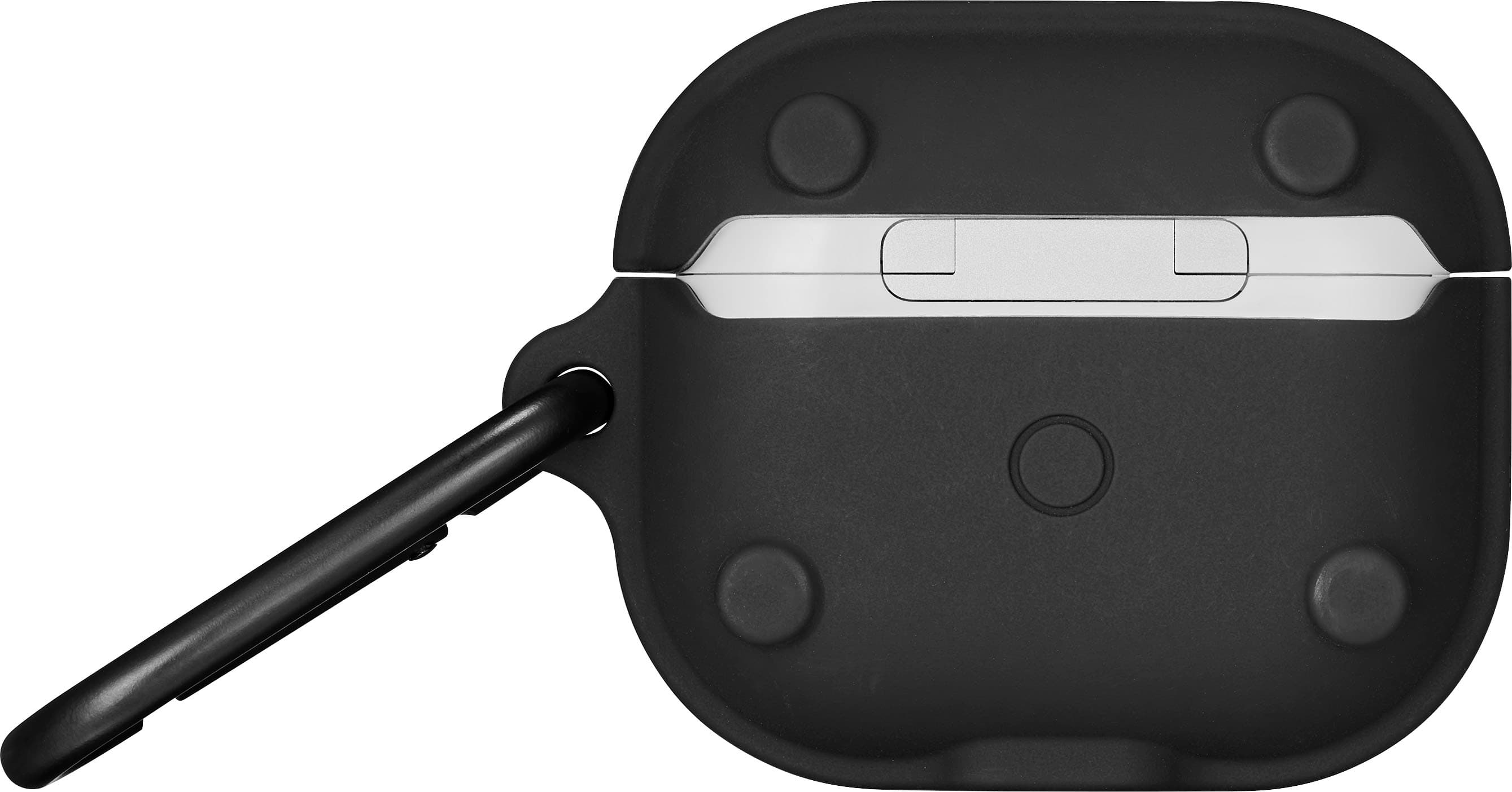 Alt View 12. Insignia™ - Magnetic Silicone Case for Apple AirPods (3rd Generation) - Black.