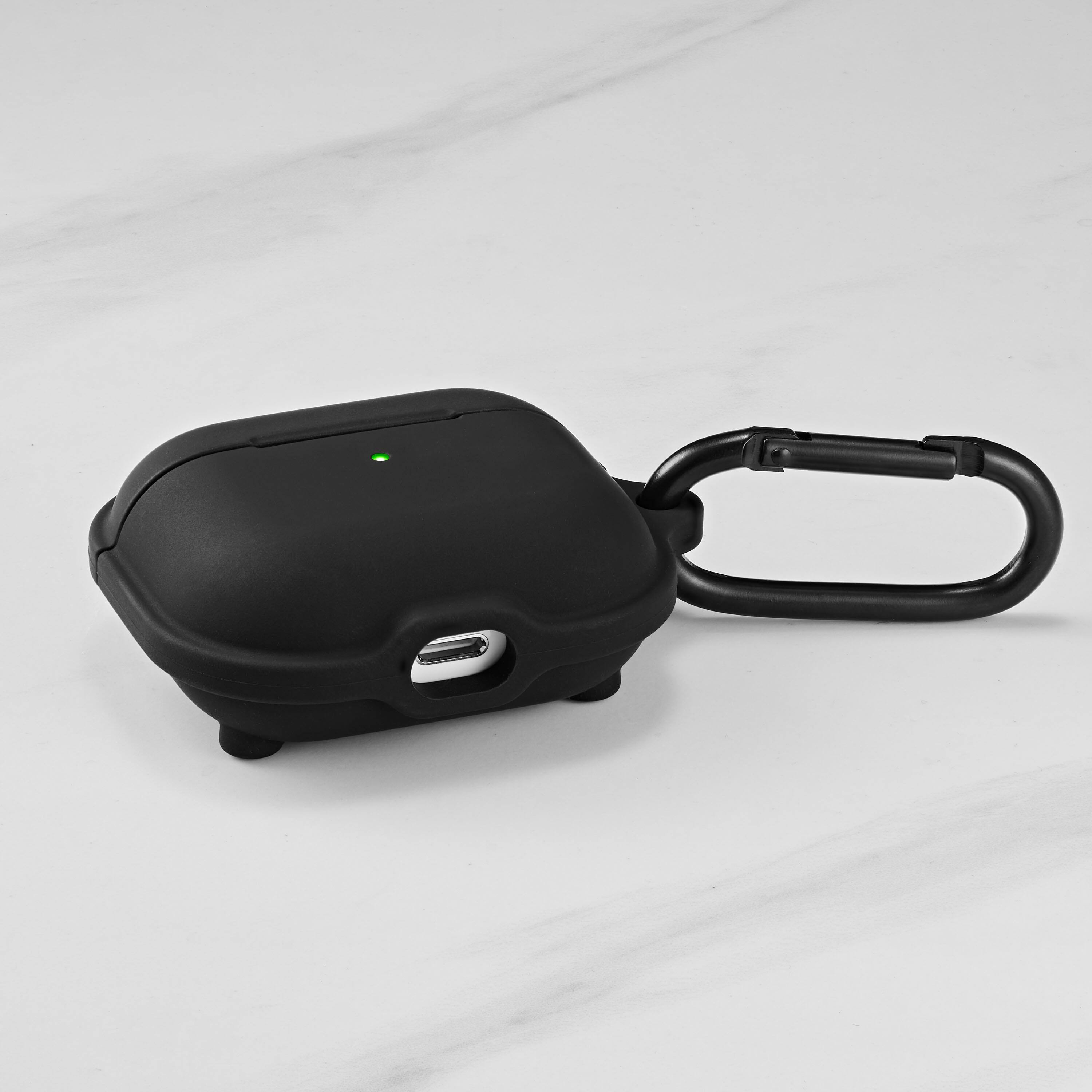 Alt View 14. Insignia™ - Magnetic Silicone Case for Apple AirPods (3rd Generation) - Black.