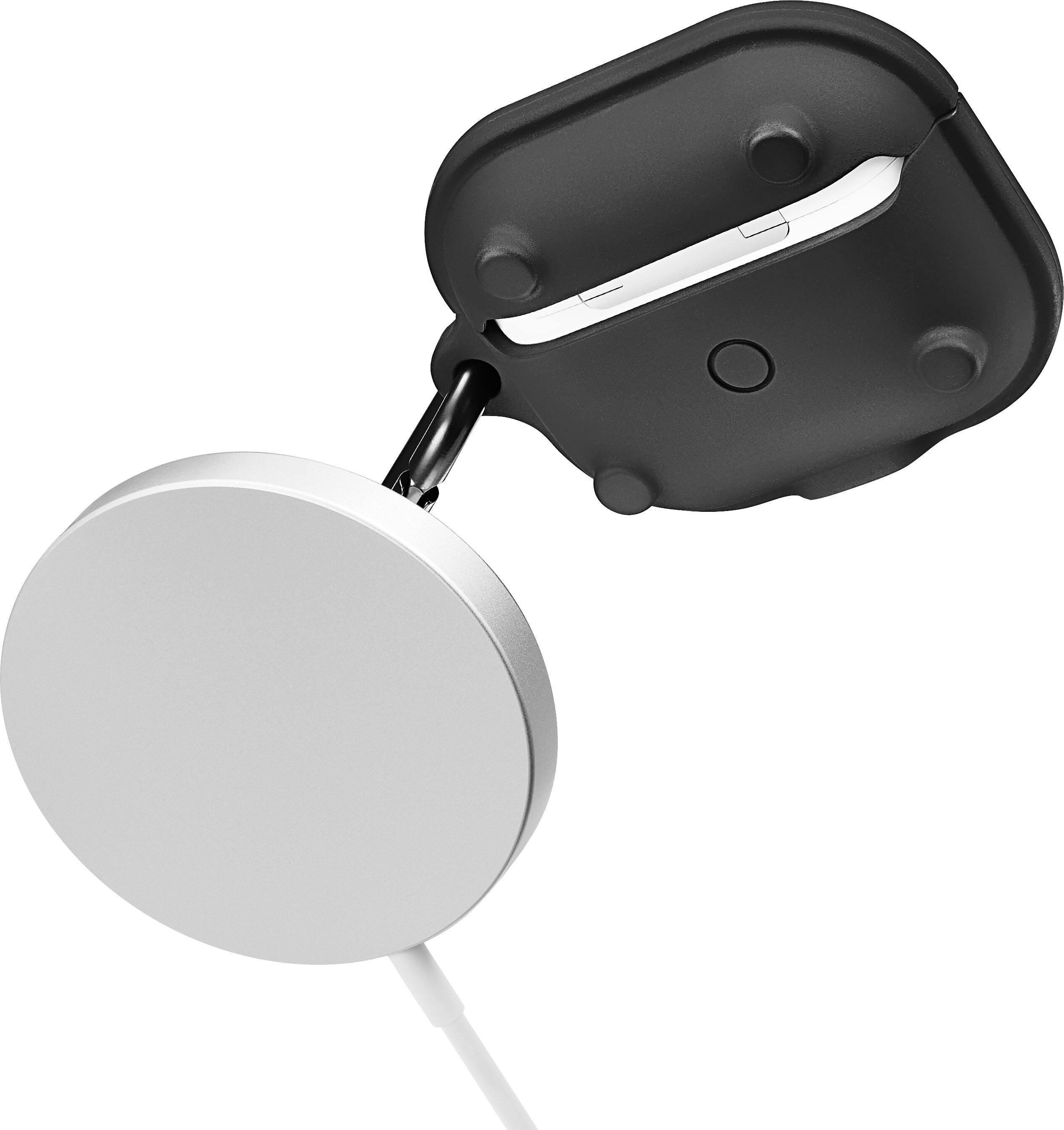 Alt View 15. Insignia™ - Magnetic Silicone Case for Apple AirPods (3rd Generation) - Black.