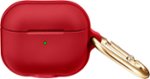 Insignia™ - Magnetic Silicone Case for Apple AirPods (3rd Generation) - Red