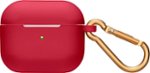 Best Buy essentials™ - Silicone Case for Apple AirPods (3rd Generation) - Red