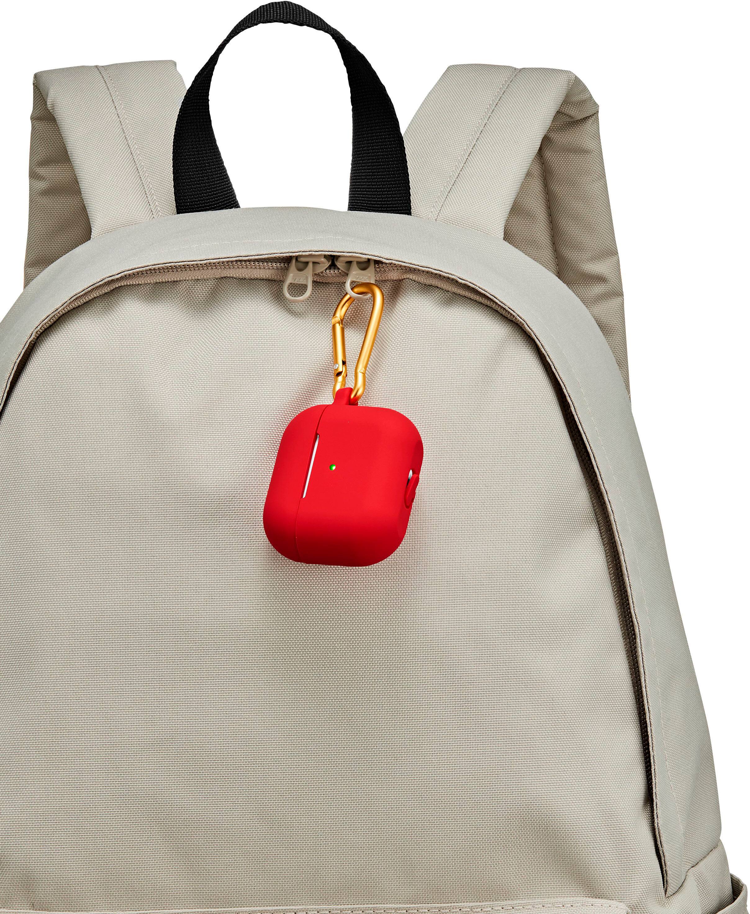 Alt View 14. Best Buy essentials™ - Silicone Case for Apple AirPods (3rd Generation) - Red.