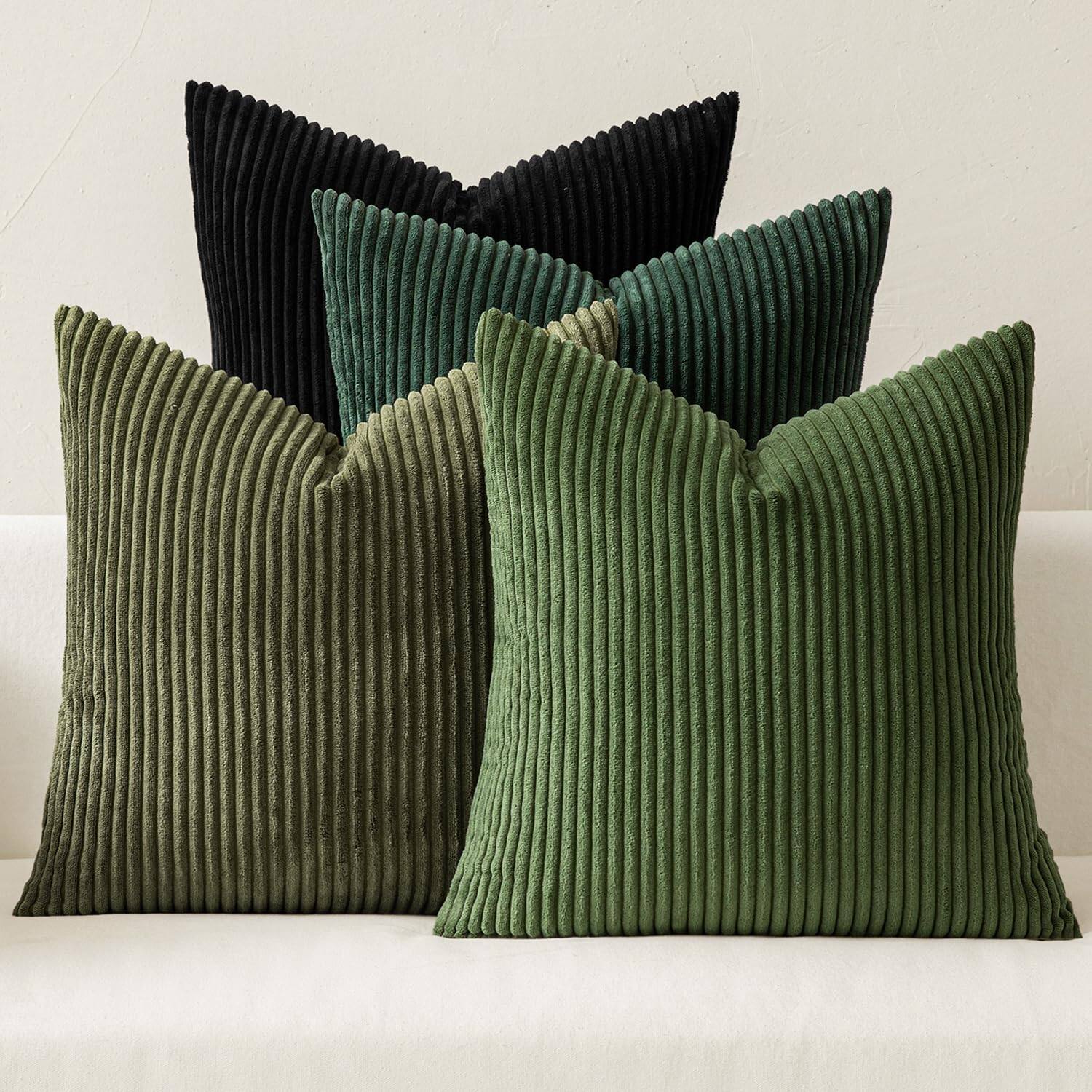 Green-black 18" x 18" (Pack of 4)